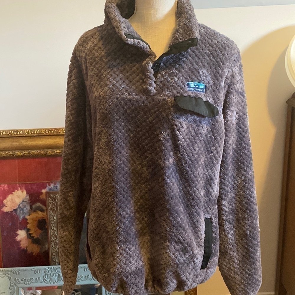 Simply southern size extra extra large, Sherpa pull over jacket